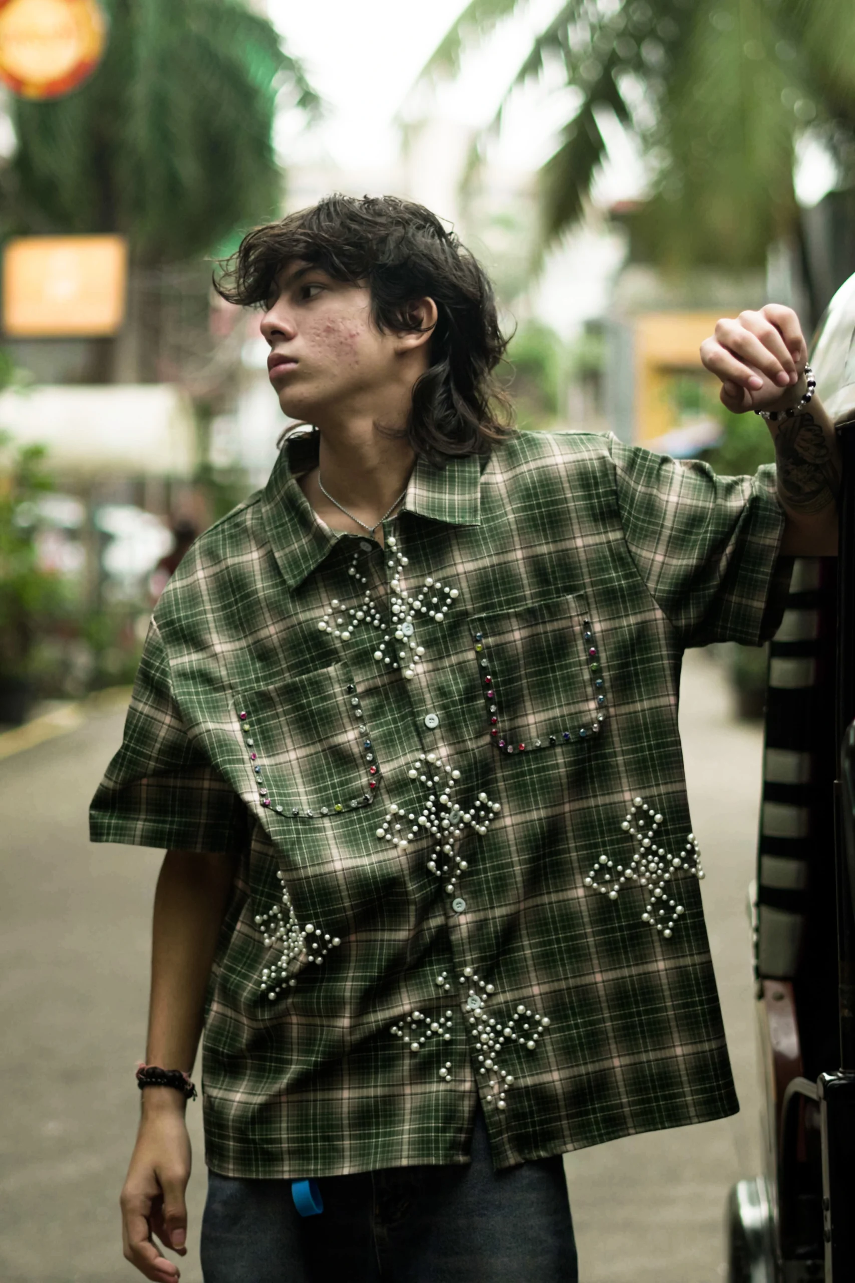 RICH THE OG RHINESTONE SHIRT RICH THE OG RHINESTONE SHIRT